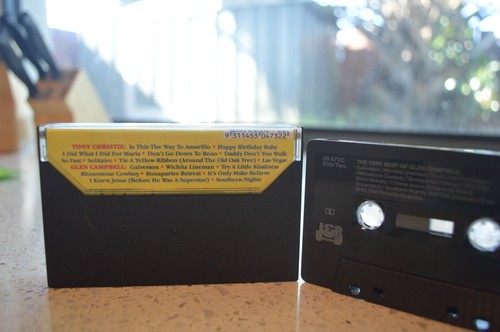 THE VERY BEST OF TONY CHRISTIE & GLEN CAMPBELL RARE AUSTRALIAN CASSETTE TAPE! - Picture 2 of 2