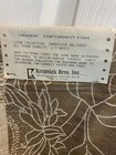 Vintage Mid Century Modern WEST GERMAN 70s Retro Fabric Sunflower Flower Floral — photo 4