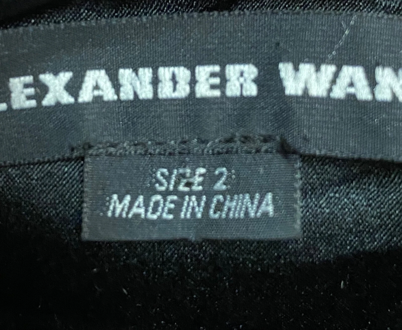 Abito Alexander Wang monospalla fasciato taglia 2