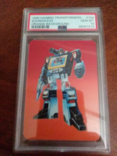 1985 Hasbro Transformers #104 Soundwave PSA 10 (Read Description)