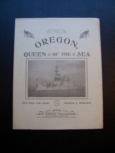 Oregon, Queen Of The Sea by Frances C. Robinson sheet music  - Picture 1 of 4