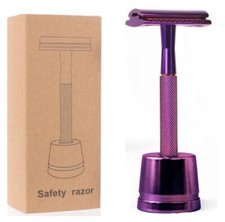 Weighted Dermaplane Razor with Blades, Safety Shaver for Women, Bikini Underarms