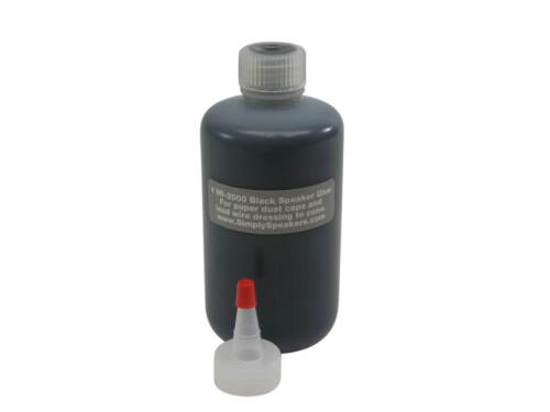 Black Speaker Repair Adhesive Leadwire Dressing Dust Cap Glue MI-2000 (8 ounce) - 第 1/1 張圖片