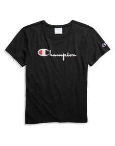champion black and white shirt