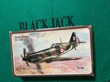 SMER SE0158 Dewoitine D.520  plastic model kit, 1/72 scale, complete