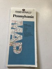 Rand McNally 1980's Pennsylvania Road Map  #10
