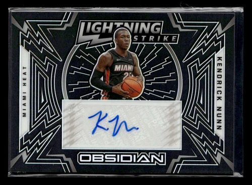 2020-21 Panini Obsidian Kendrick Nunn Lightning Strike Autograph /49 Y9527