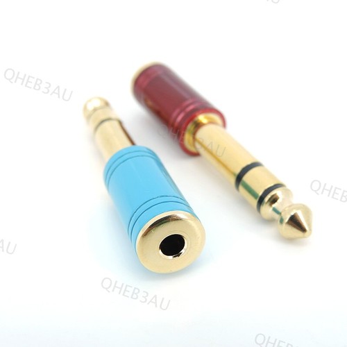 6.35mm Male To 3.5mm Female Stereo Jack Audio Headphone Amplifier AUX 6.35 10H - Picture 3 of 12