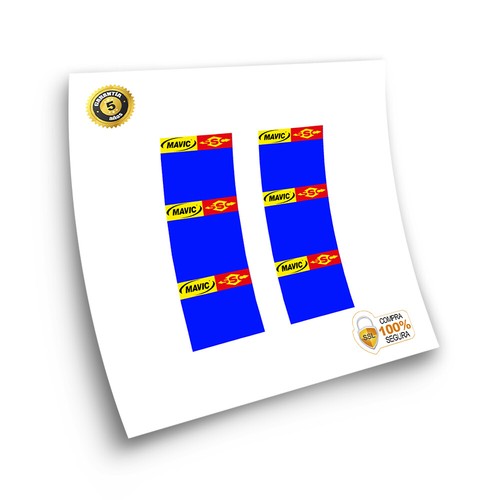 STAR SAM® PEGATINAS BUJE BICI Mavic SSC ADHESIVOS STICKER - Imagen 3 de 11