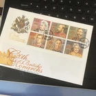 Isle of Man 1999 First Day Cover British Monarchs MINISHEET Unaddressed  FDC