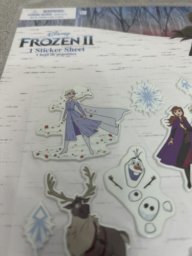 Disney Frozen Ii 3D Stickers, Party Favors, Arts & Crafts, 15 Piece X 5 Sheets - Picture 2 of 6