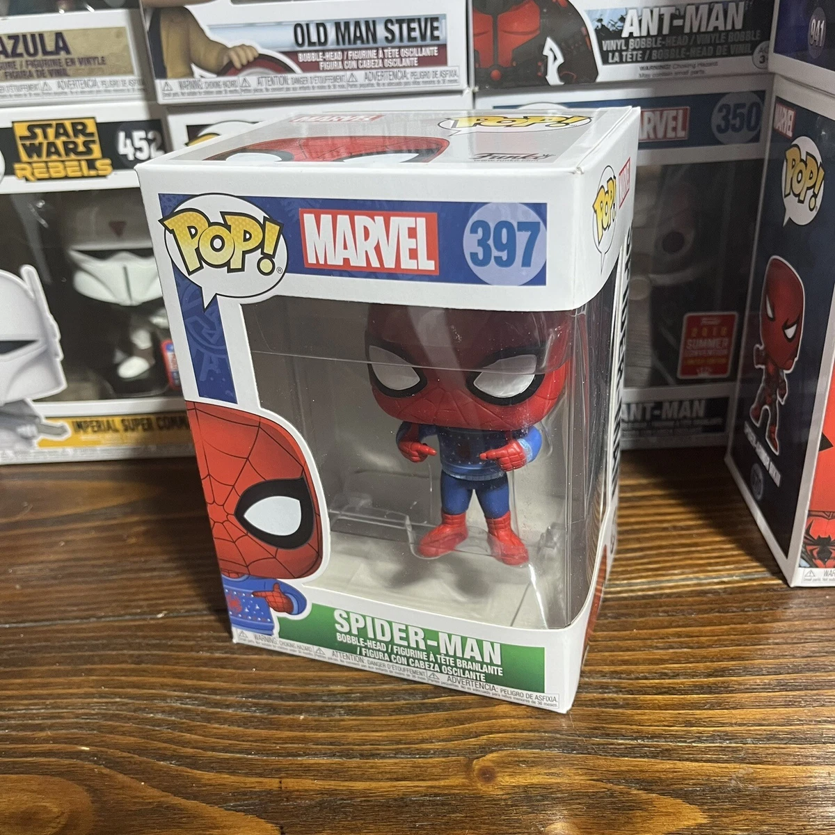Funko Pop! Marvel Spider-Man Ugly Sweater 397 | eBay