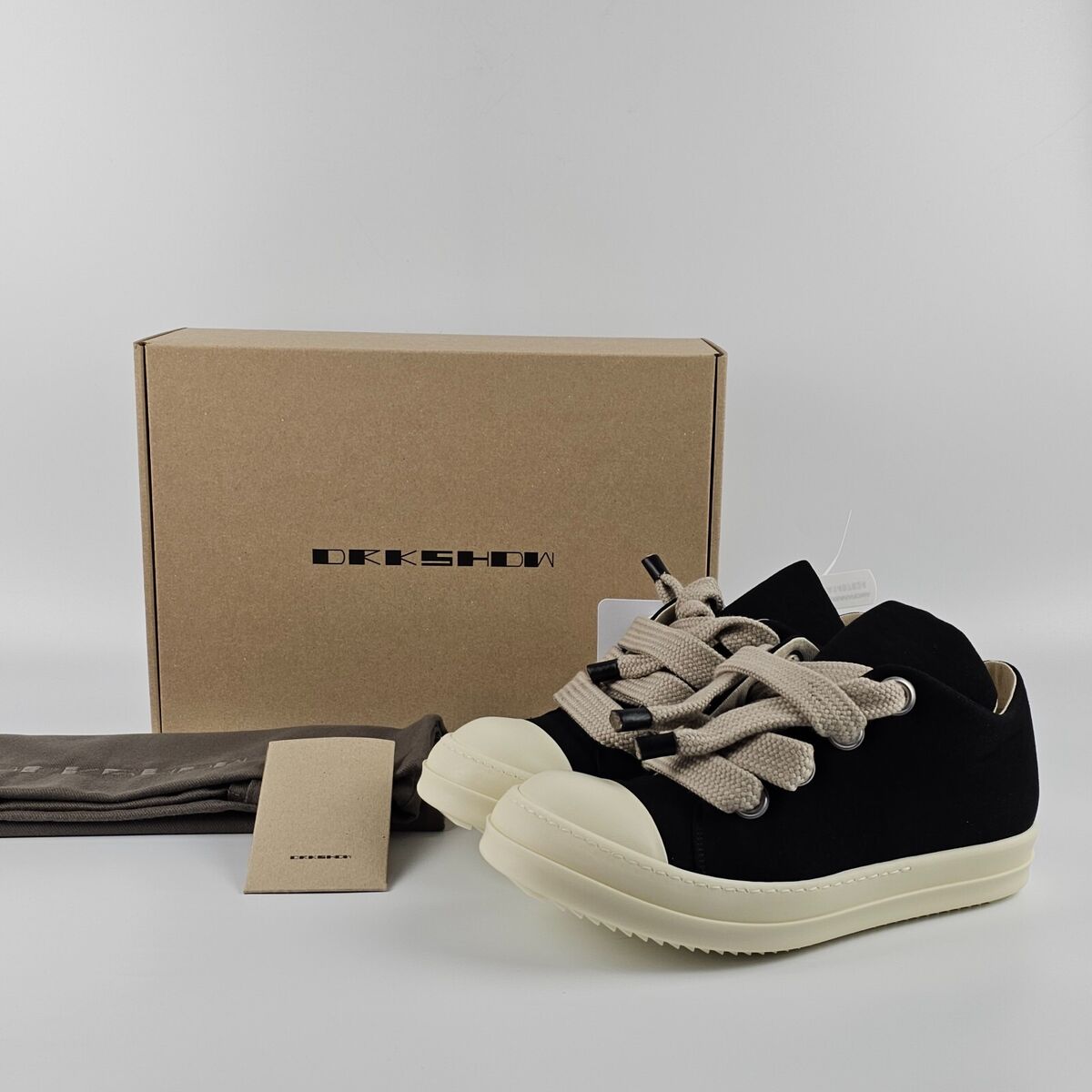 RICK OWENS DRKSHDW Hollywood Jumbo Lace Puffer Black Low RICK OWENS DRKSHDW Hollywood Jumbo Lace Puffer Black Low