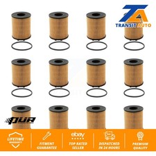 Engine Cartridge Oil Filter (12 Pack) For Fiat 500 Dodge Dart Jeep Renegade 500L