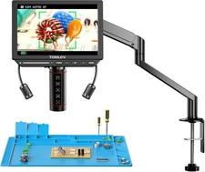 Tomlov 2000x Autofocus Digital Soldering Microscope Coins Magnifier 52m Flex Arm Tomlov 2000x Autofocus Digital Soldering Microscope Coins Magnifier 52m Flex Arm