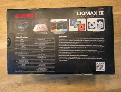 ENERMAX LIQMAX III RGB CPU-Wasserkühlung (AIO) Schwarz CPU-Block