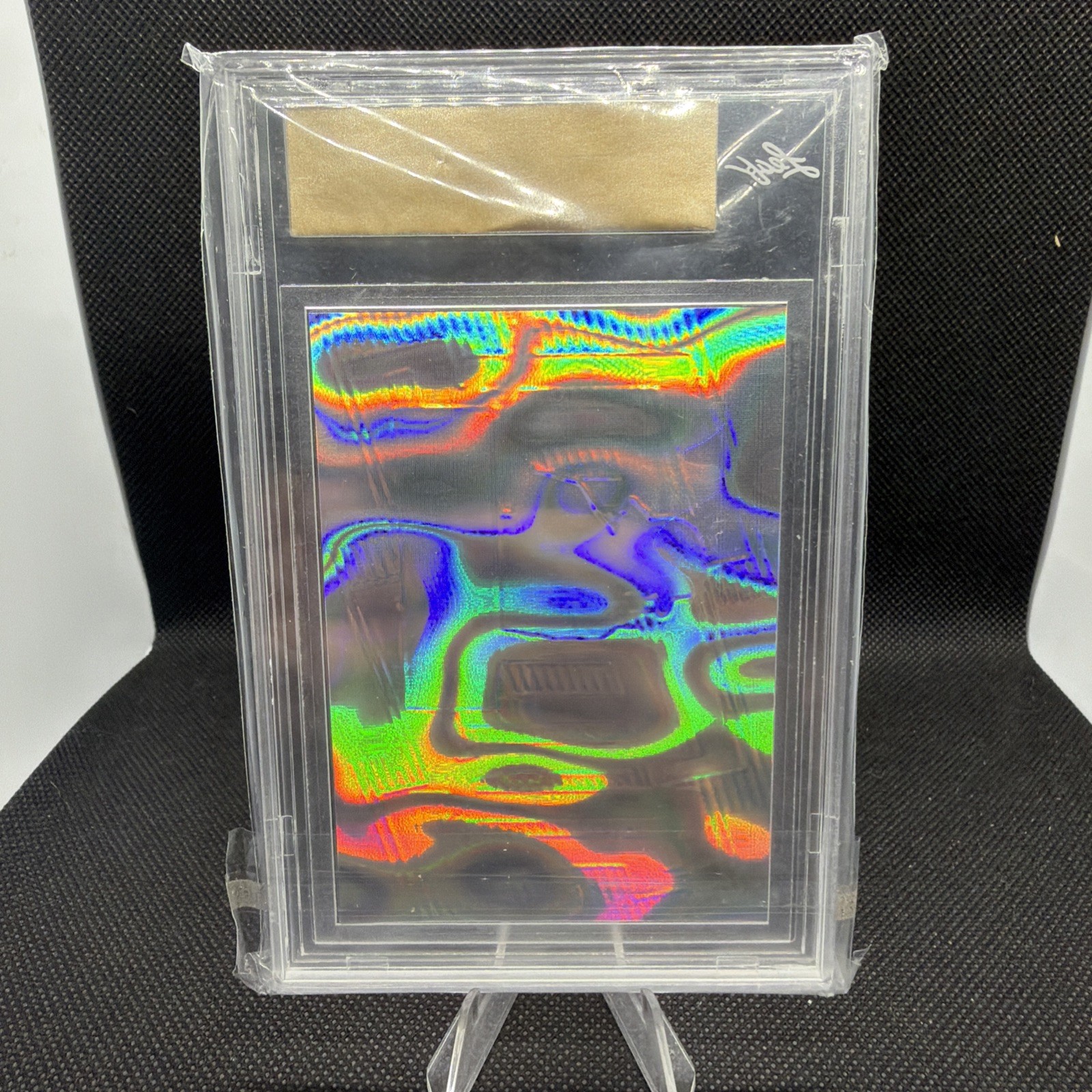 Brady House Leaf Baseball 1/1 Auto Pre Production Proof Lava Purple Encased 2024 view 4