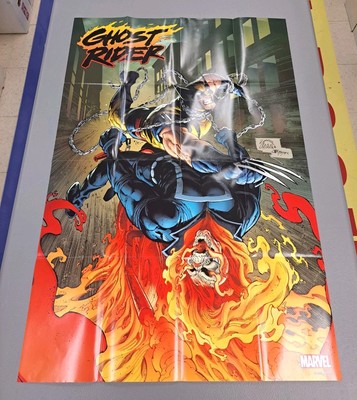 GHOST RIDER #17 Marvel BRAND NEW PROMO POSTER 24 x 36 Great Condition ...