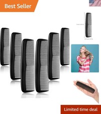Travel-Friendly 12 Piece Comb Set Flexible Fine Tooth Combs for Men Women