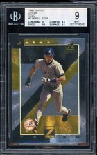 Derek Jeter Card 1998 Zenith Z-Team Gold #7 BGS 9