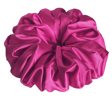 30 Colors Available, Handmade Stretch Satin Scrunchie 5.5 inches, Large Hair Acc