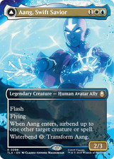 x1 Aang, Swift Savior // Aang and La, Ocean's Fury TLA Avatar MTG 298 M/NM 1x