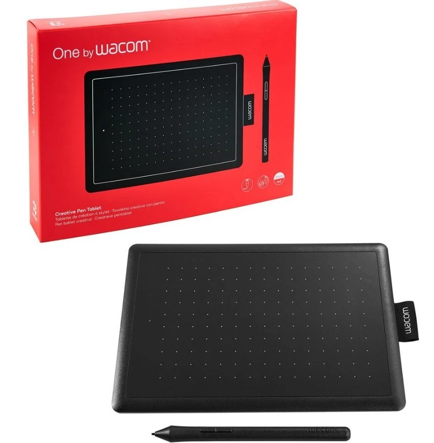 One by Wacom Small Drawing Tablet CTL472 Digital Pen USB for PC Mac Chromebook - Image 3 of 4