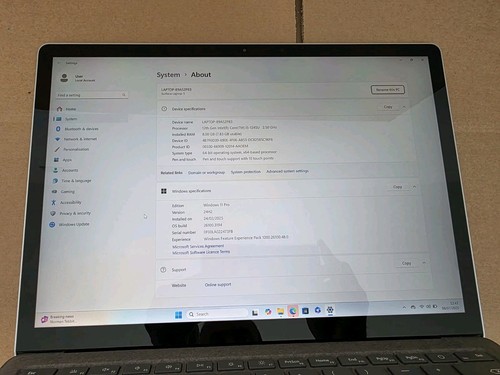 Microsoft Surface Laptop 5 Core i5-1245U 8Gb RAM 256GB 13.5" - CYCLE 1 - Ref 3 - Picture 6 of 17