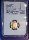 2019 S Silver Roosevelt Dime NGC PF70 Ultra Cameo Proof .999 Fine 10C