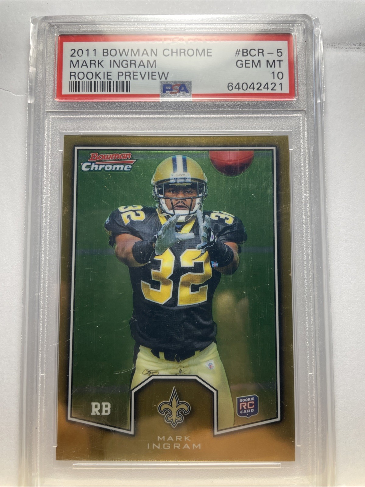 Mark Ingram Bowman Chrome Rookie Preview #BCR5 Base