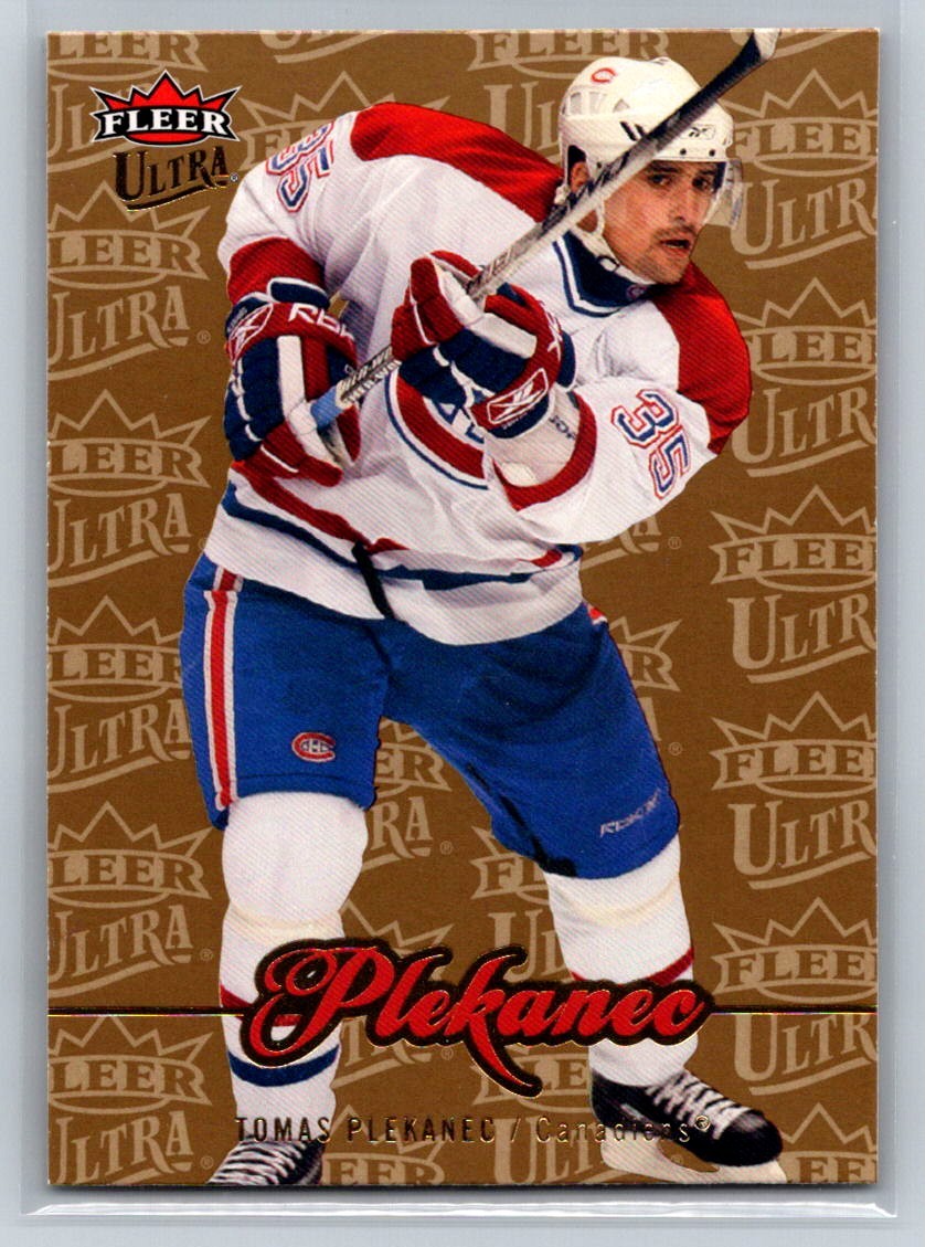 2007-08 Ultra Gold Medallion Tomas Plekanec Montreal Canadiens #98