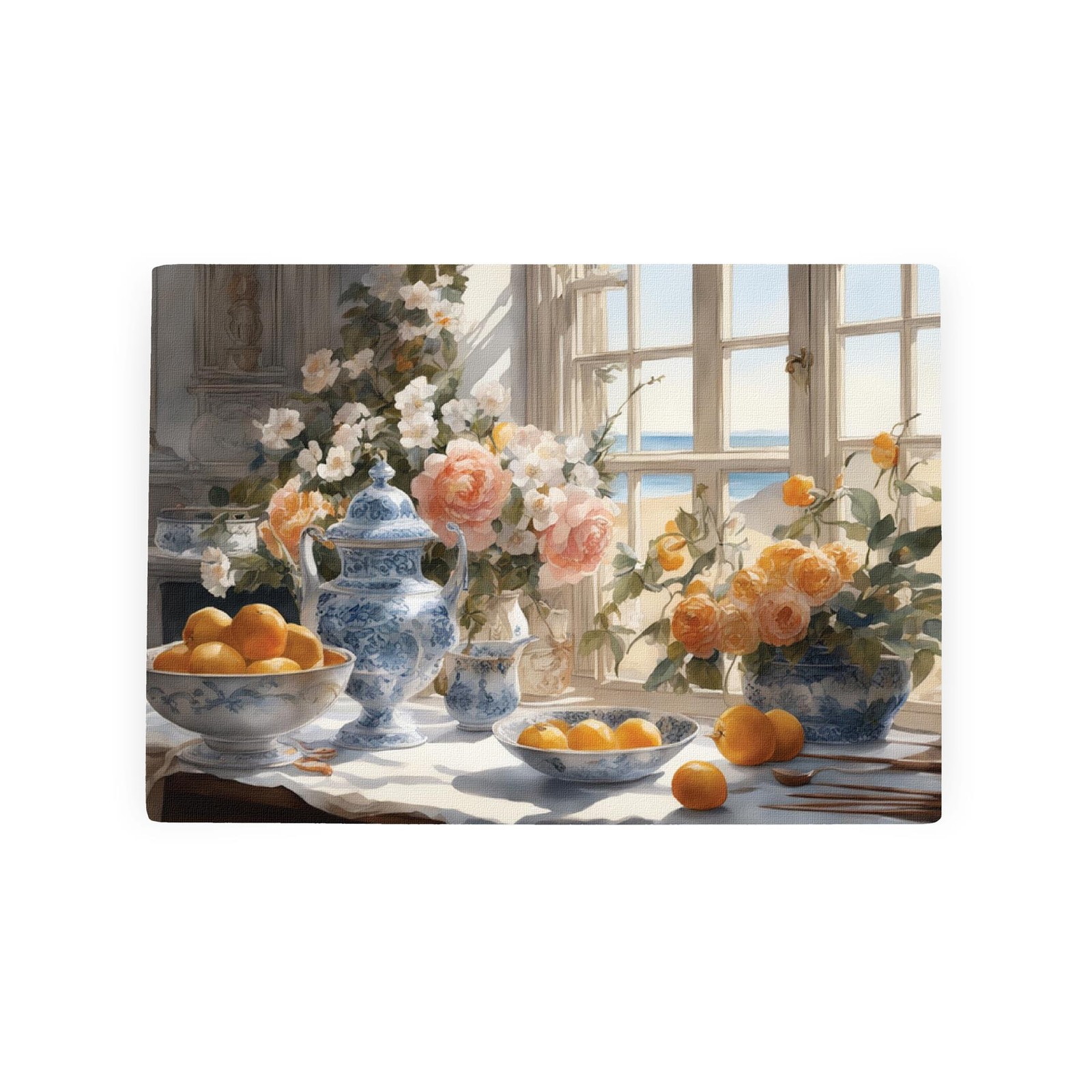 Floral Vases Small Glass Worktop Saver - Smooth Kitchen Chopping Board Gift