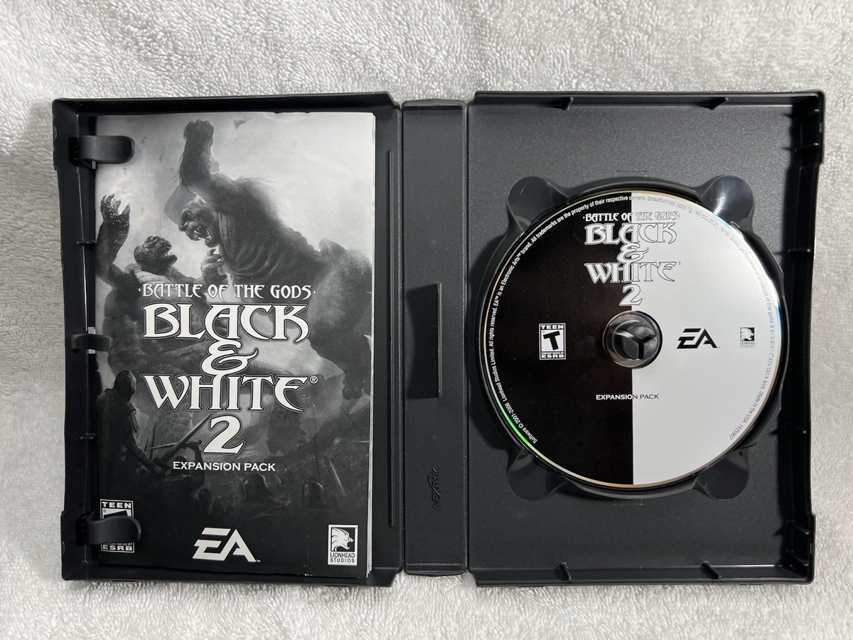 Black & White 2 Battle of the Gods Expansion Pack (PC) CIB (Manual