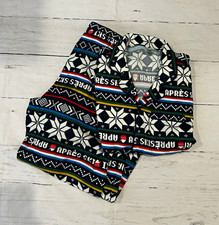 Hanna Andersson Mens flannel Cotton Knit Pajama Set Size large Fair Isle