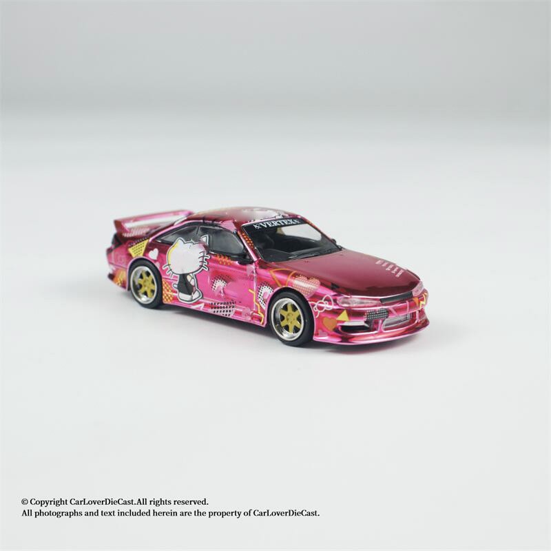 Tarmac Works 1:64 VERTEX Silvia S14 Pink Chrome APA xpo 2025
