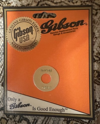 #ad Gibson Les Paul Switch Washer Creme SG Ring Toggle Surround ES Guitar Parts NOS $50.00