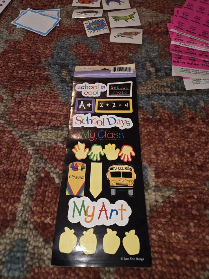 Huge Lot Of Vintage & Modern Stickers 150+ Sheets 1000s Of Stickers Mello Smello - Image 3 of 4