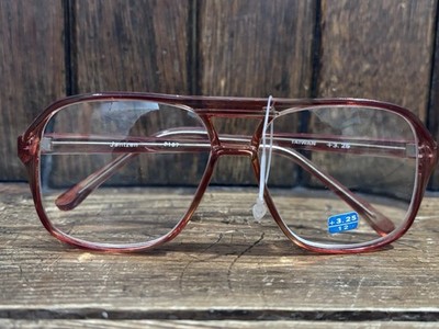 Vtg JANTZEN 8187 Granny 80s/90s Reading Glasses Readers +3.25 Rose Red Taiwan