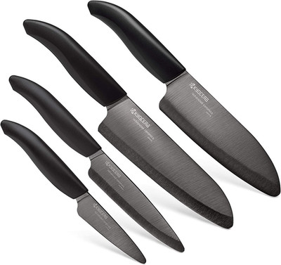 Kyocera S Revolution 4-Piece Ceramic Knife Set: Chef Knife for Your Cooking Need