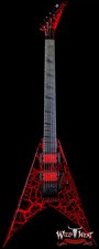 2026 Jackson Custom Shop Special Edition King V Floyd Rose Red Crakle 7.65 lbs