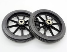 Rollator walker replacement wheel,6 inch Caster Wheel,front 6 inches, Black