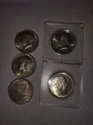 lots of five 1964 Kennedy half dollars
