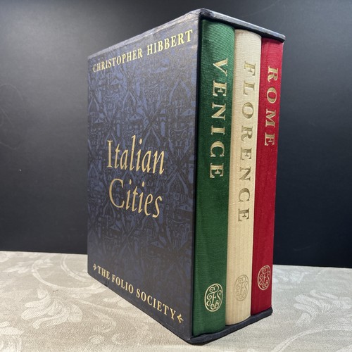 Italienische Städte: 3 Bände in Hardcover Die Folio-Gesellschaft Christopher Hibbert