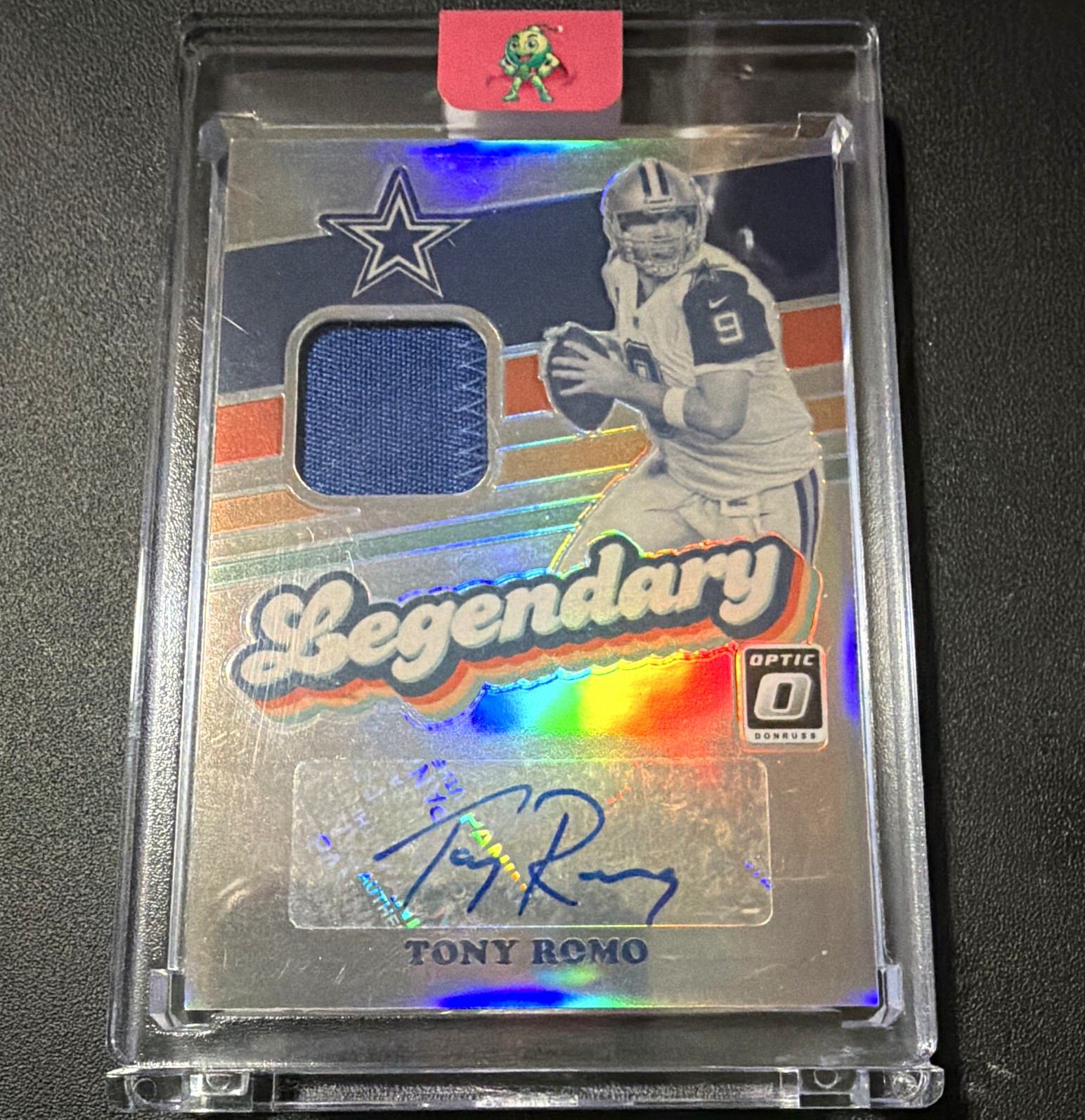 Panini 2021 Donruss Optic Tony Romo Legendary Patch Auto LPA-TR /25