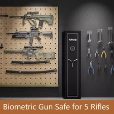 RPNB  Large Biometric Rifle Safe ⚡️Home Safe  🔥 5 Rifles Gun Safe ⭐️