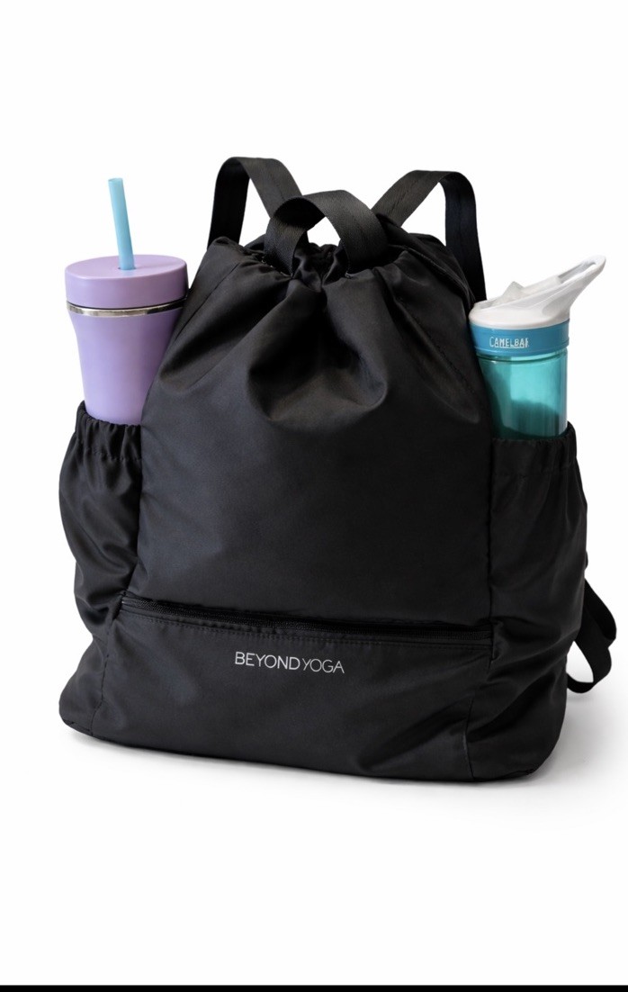 New! Beyond Yoga convertible black backpack or shoulder bag w/shoe compartment s-l400.jpg main image 4