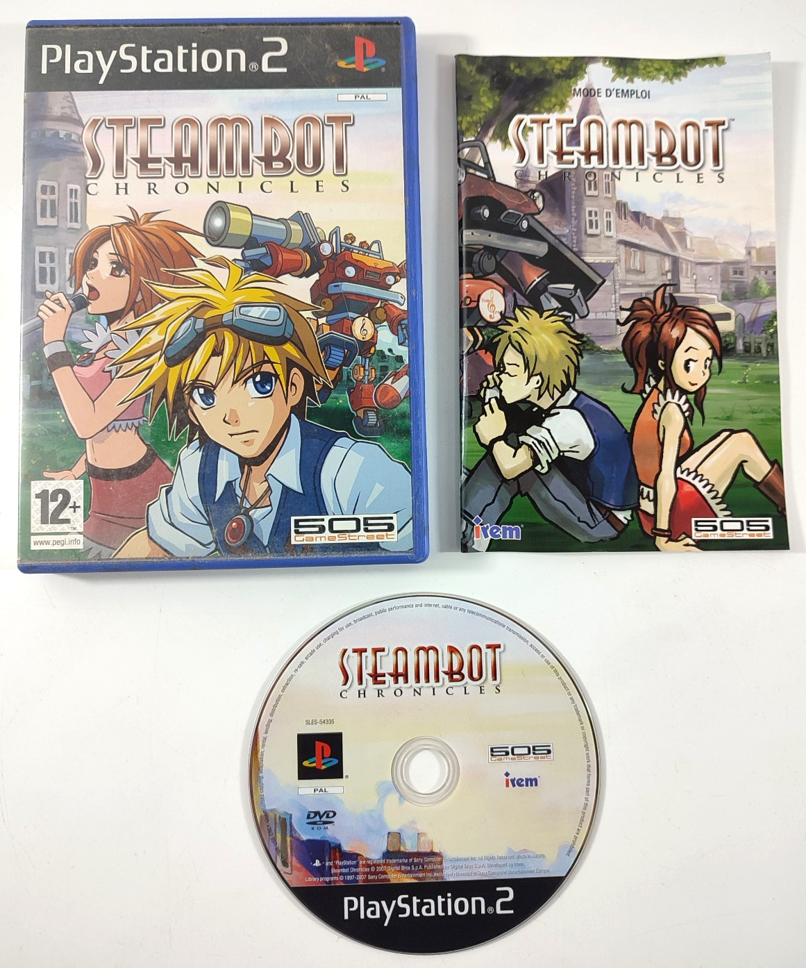 Jeu Playstation 2 PS2 VF Steambot Chronicles  avec notice  Envoi rapide et suivi