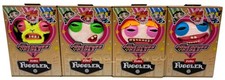 4 Zuru Fuggler x POWERPUFF GIRLS Mojo Jojo Buttercup Blossom Bubbles Plush Set