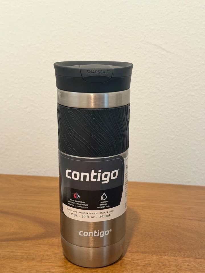 Taza de viaje Contigo Byron 2.0 2 oz de acero inoxidable con tapa SNAPSEAL Foto 3 de 3