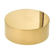 2" Dia. Polished Brass End Caps for 2" O.D. Tubing